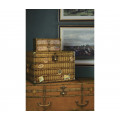 Travel Trunk Style Desktop Chest