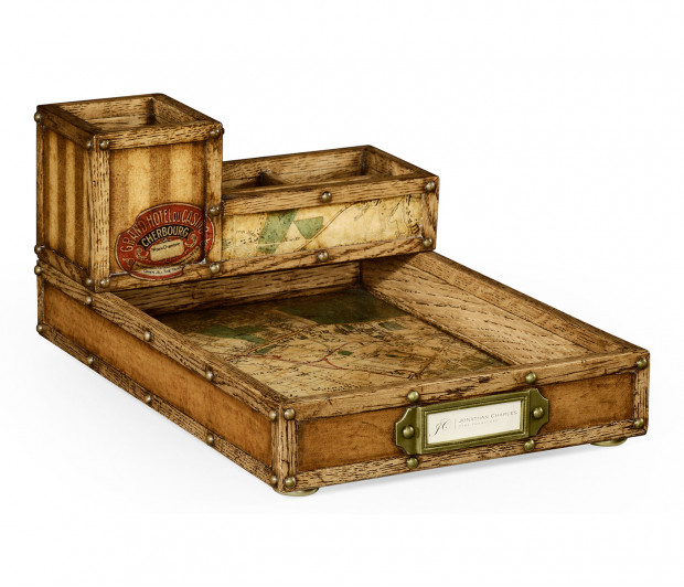 Travel Trunk Style Desk Organiser Travel Trunk Style Desk Organiser