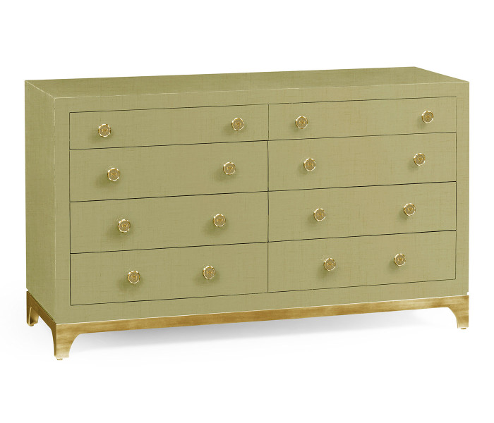 Sage & Gold Double Low Chest