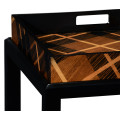Hand Inlaid Tartan Butler's Tables