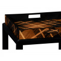 Hand Inlaid Tartan Butler's Tables