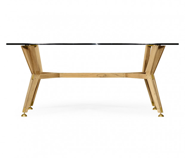 Midcentury Style Rectangular Oak Coffee Table Midcentury Style Rectangular Oak Coffee Table