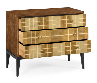 Pale Tartan Chest Of Drawers