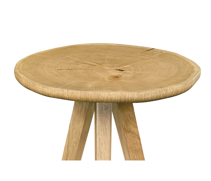 Oak & Oyster Side Table