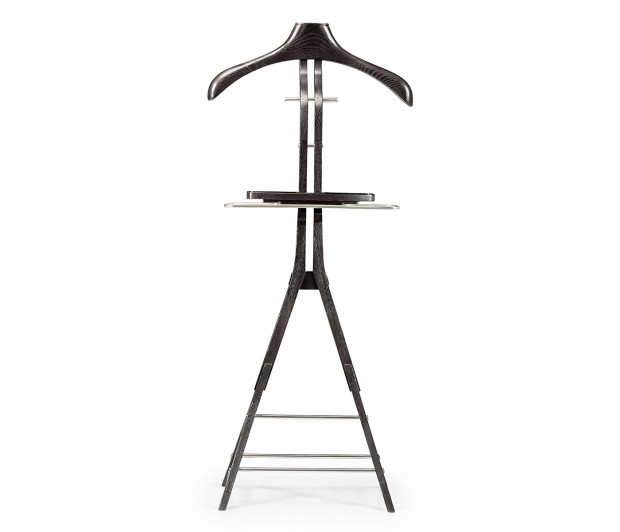 Black Mocha Oak Valet Stand Black Mocha Oak Valet Stand