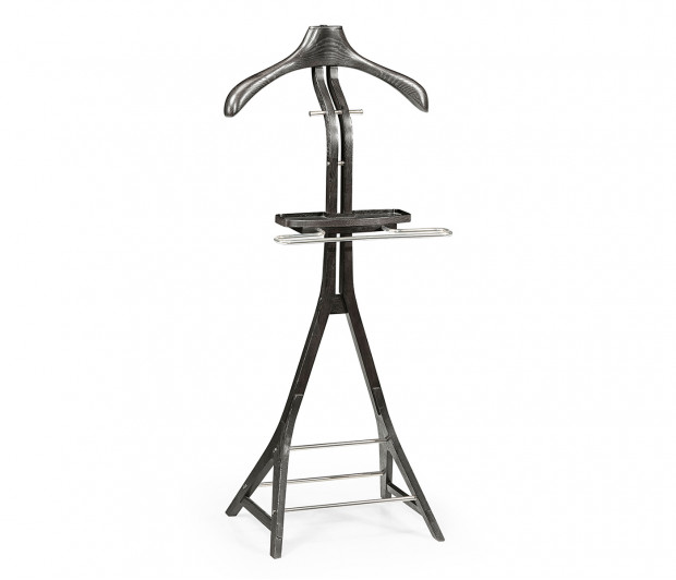 Black Mocha Oak Valet Stand Black Mocha Oak Valet Stand