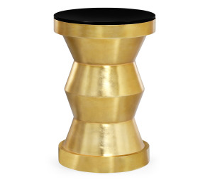 Gilded round wine table