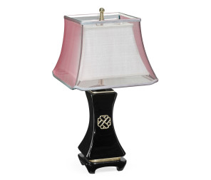 Urban Zen Smoky Black Table Lamp