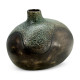 Large Organic Vase in Dark Bronze