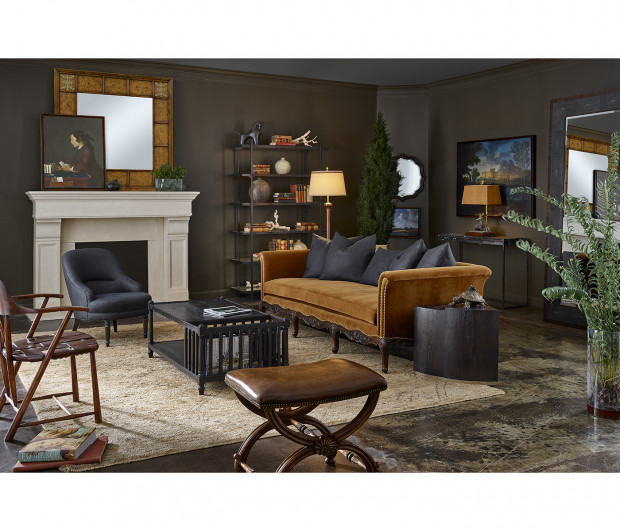 Large Organic Vase in Dark Bronze