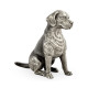 Antique White Brass Beagle Dog