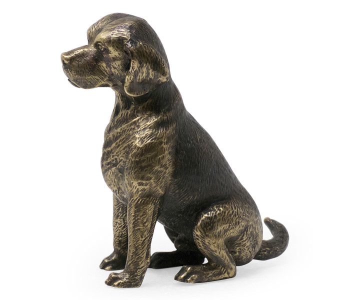 Antique Dark Bronze Beagle Dog