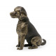 Antique Dark Bronze Beagle Dog