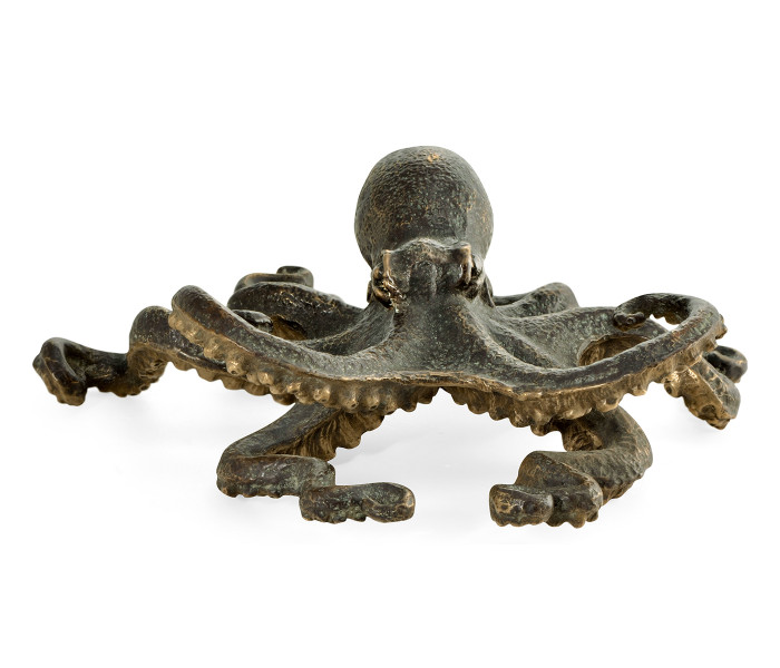 Antique Dark Bronze Octopus