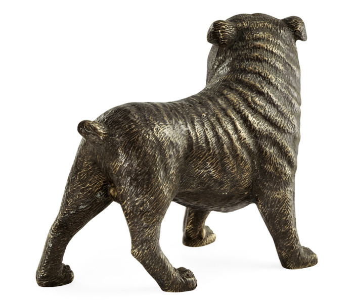 Antique Dark Bronze Bulldog