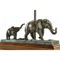 The elephant table lamp (Left)