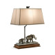 The elephant table lamp (Left)