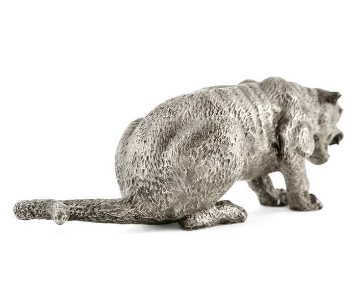 Antique White Brass Panther