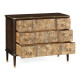 Chest of Drawers with Eggshell Inlay & Brass Details
