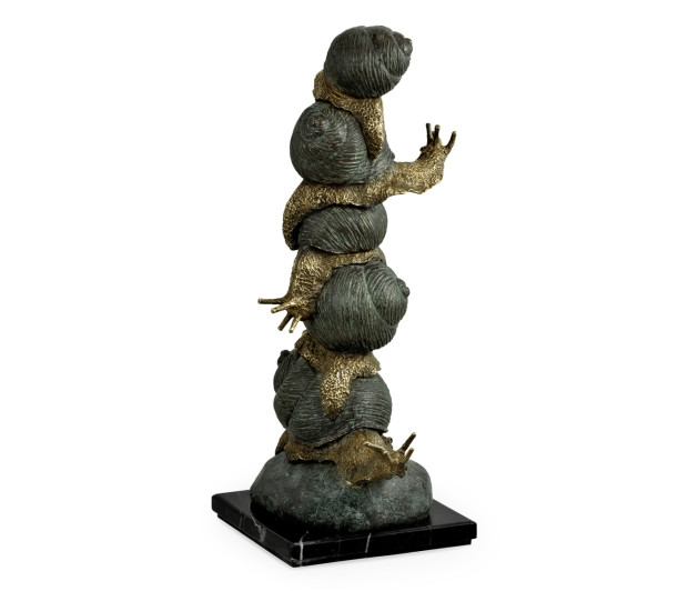 Dark Bronze Stacked Snails Dark Bronze Stacked Snails