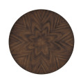 Small Round Dark Santos End Table