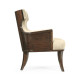Dark Santos Winged Back Occasional Chair