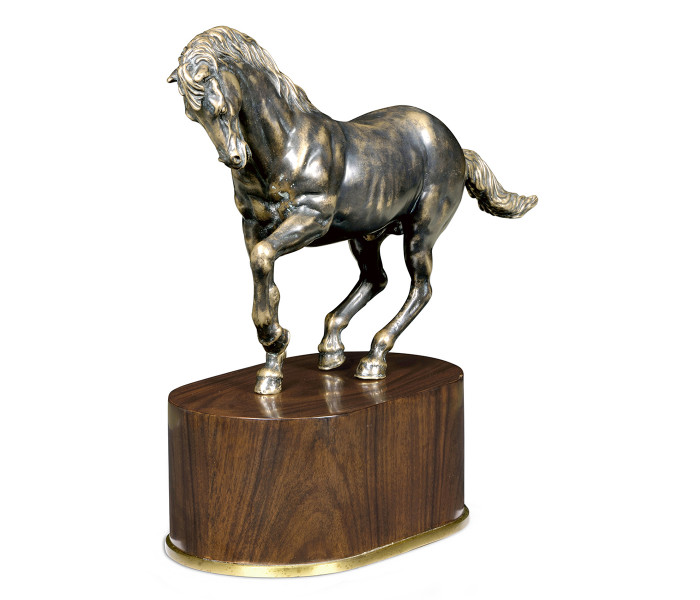 Antique Dark Bronze Horse