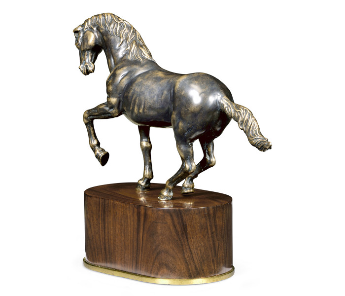 Antique Dark Bronze Horse