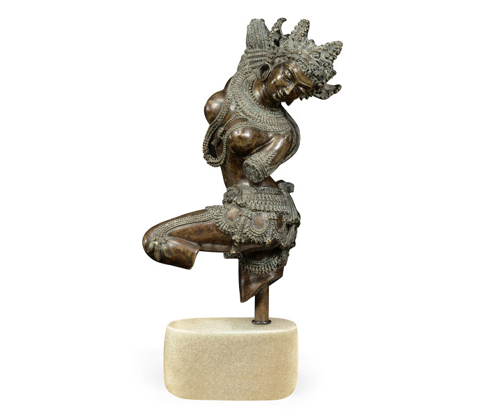 Antique Bronze Dancing Celestial Deity