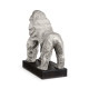 Antique Stainless Steel King Kong Statue