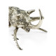 White Brass Five–Horned Rhinoceros Beetle