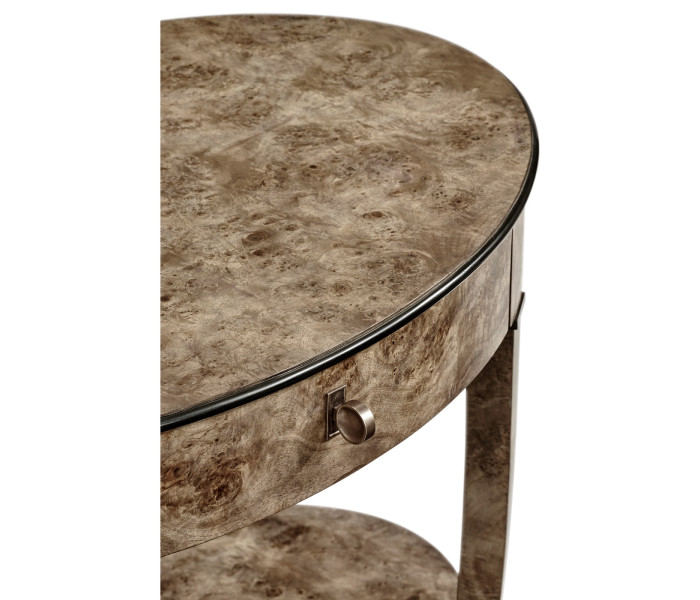 Hamilton Oval Bedside Table