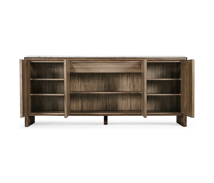 Hamilton White Marble Credenza