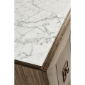 Hamilton White Marble Credenza