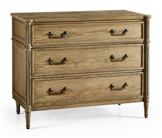 Kalpa Louis Xvi Drawer Chest - Stripped Chestnut