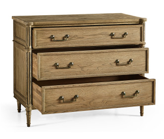Kalpa Louis Xvi Drawer Chest - Stripped Chestnut