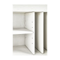 White Crepuscular Credenza