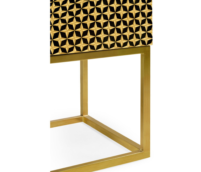 Four-Point Star 3D Geometric Cabinet