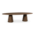 118'' Long Oval Dining Table