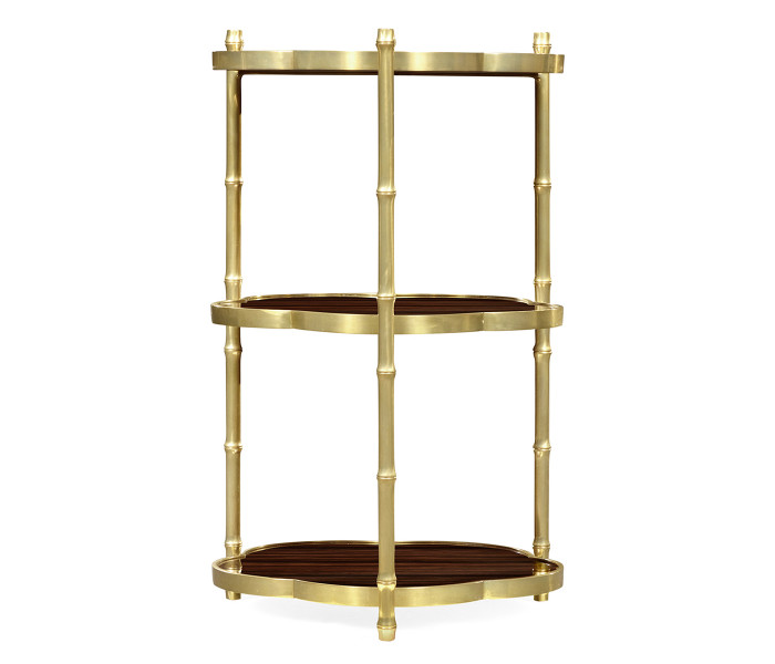 Bamboo Three–Tier End Table