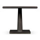 Square Dark Brown Ash Dining Table