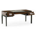 Campaign Style Dark Santos Rosewood Desk