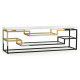 Fusion Low Bronze & Brass Console