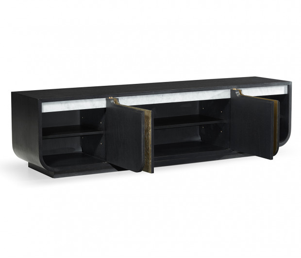 Fusion Chinoiserie Entertainment Cabinet