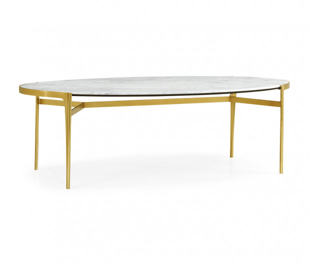 Fusion Oval Marble Dining Table