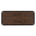 Campaign Style Dark Santos Rosewood Filing Cabinet