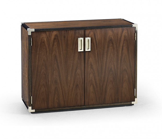Campaign Style Dark Santos Rosewood Storage Cabinet Campaign Style Dark Santos Rosewood Storage Cabinet