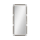 Campaign Style Charcoal Floor Standing Mirror