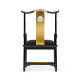Fusion Black Gloss Dining Arm Chair