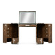 Campaign Style Dark Santos Rosewood Dressing Table